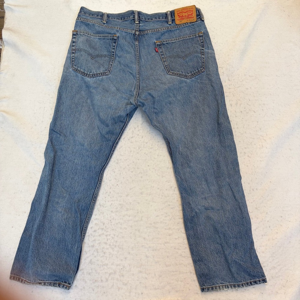 Levi's 505 Regular Fit Jeans Mens 40x30 Blue Denim Straight Leg